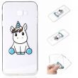 Силиконовый (TPU) чехол Deexe Pretty Glossy для Samsung Galaxy J4+ (J415) - Adorable Unicorn (201548G)