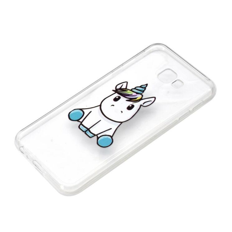 Силиконовый (TPU) чехол Deexe Pretty Glossy для Samsung Galaxy J4+ (J415) - Adorable Unicorn: фото 3 из 5