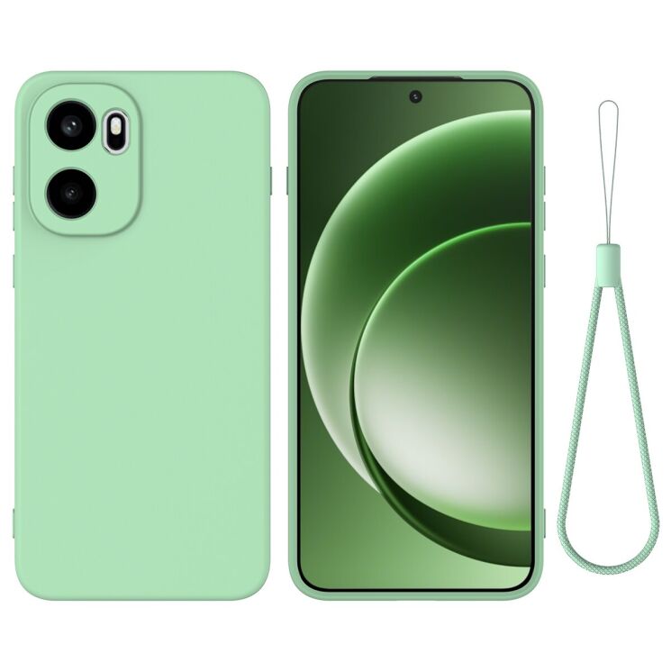 Силиконовый (TPU) чехол Deexe Silicone Case для OnePlus 15R / Ace 6 / Ace 6T - Green: фото 1 из 9
