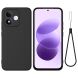 Силиконовый (TPU) чехол Deexe Silicone Case для Xiaomi Redmi Note 17 (4G/5G) - Black (430042B). Фото 1 из 9
