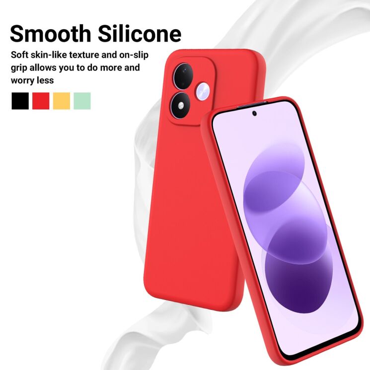 Силиконовый (TPU) чехол Deexe Silicone Case для Xiaomi Redmi Note 17 (4G/5G) - Black: фото 4 из 9