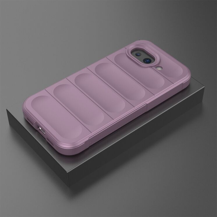 Силиконовый (TPU) чехол Deexe Terra Case для Google Pixel 10a - Light Purple: фото 2 из 5