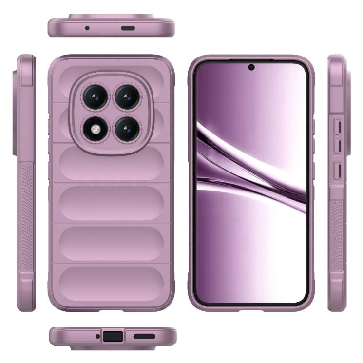 Силиконовый (TPU) чехол Deexe Terra Case для Xiaomi Redmi Note 15 Pro Plus / Poco M8 Pro 5G - Wine Red: фото 6 из 6