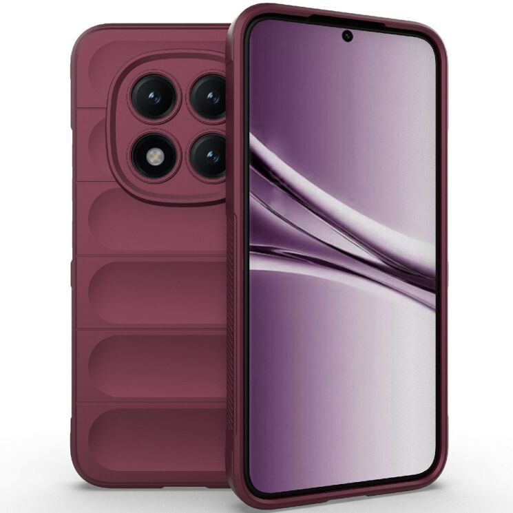 Силиконовый (TPU) чехол Deexe Terra Case для Xiaomi Redmi Note 15 Pro Plus / Poco M8 Pro 5G - Wine Red: фото 1 из 6