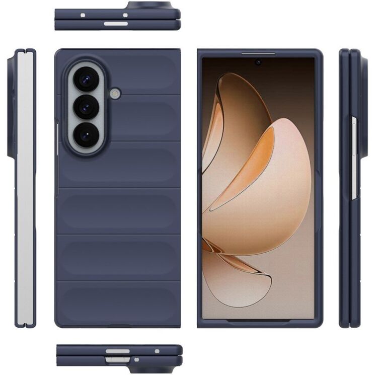 Силіконовий (TPU) чохол Deexe Terra Case (FF) для Samsung Galaxy Fold 8 Ultra - Dark Blue (424015DB) Силіконовий (TPU) чохол Deexe Terra Case (FF) для Samsung Galaxy Fold 8 Ultra - Dark Blue: фото 5 з 6