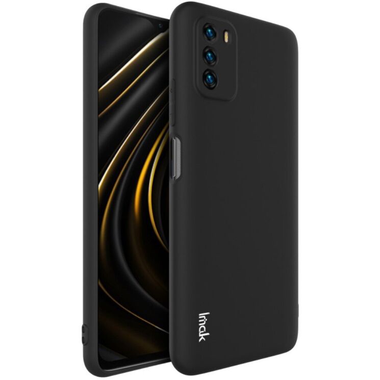 Силиконовый (TPU) чехол IMAK UC-1 Series для Xiaomi Poco M3 - Black: фото 2 из 14