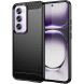 Силиконовый (TPU) чехол MOFI Carbon Fiber для OPPO Reno 12 Pro - Black (356901B). Фото 1 из 9