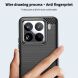 Силіконовий (TPU) чохол MOFI Carbon Fiber для Xiaomi 15 Pro - Blue (371113L). Фото 7 з 9