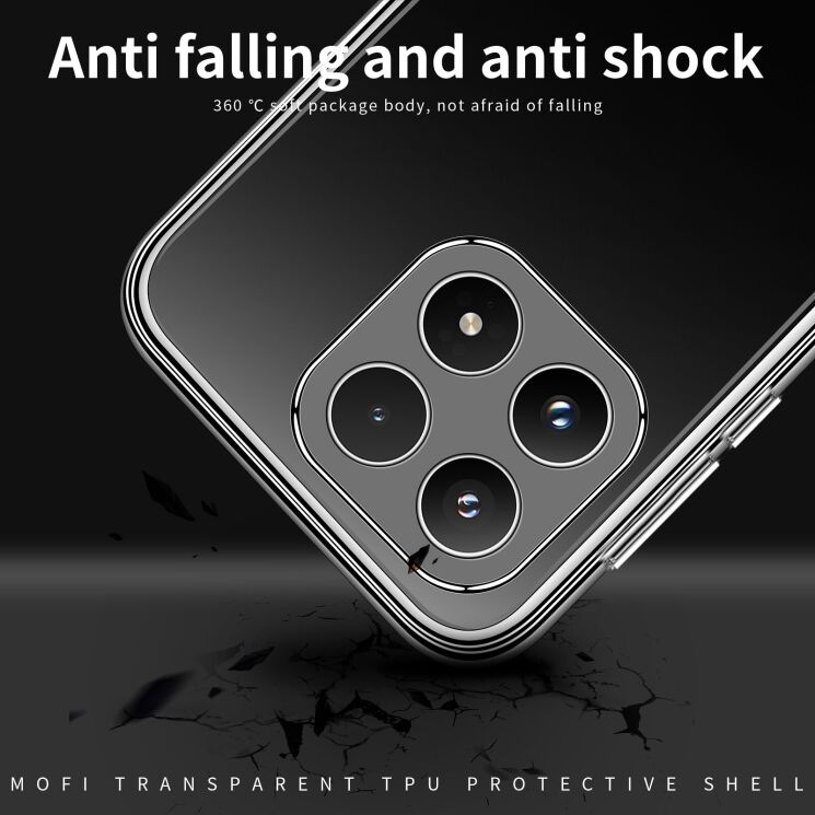 Силиконовый (TPU) чехол MOFI Thin Guard для Xiaomi 17 - Transparent (390630T) Силиконовый (TPU) чехол MOFI Thin Guard для Xiaomi 17 - Transparent: фото 8 из 9