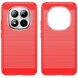 Силиконовый (TPU) чехол UniCase Carbon для Xiaomi Redmi Note 15 Pro Plus / Poco M8 Pro 5G - Red (404719R). Фото 2 из 8