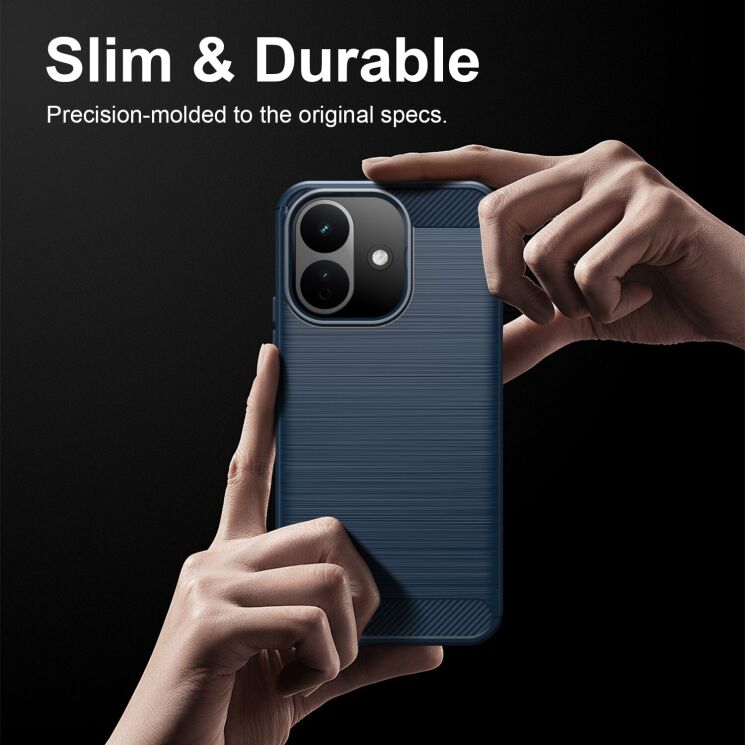 Силіконовий (TPU) чохол UniCase Carbon для Xiaomi Redmi Note 17 Pro - Black (429524B) Силіконовий (TPU) чохол UniCase Carbon для Xiaomi Redmi Note 17 Pro - Black: фото 7 з 9