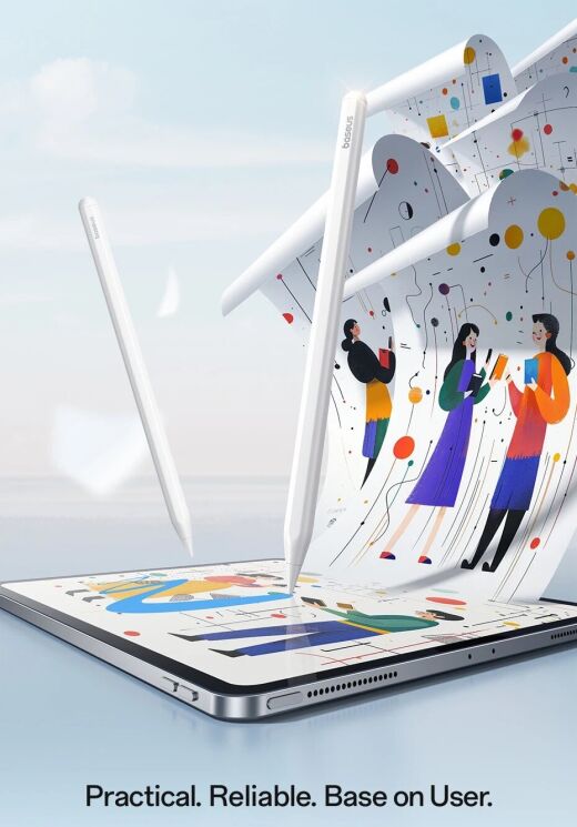 Стилус Baseus Smooth Writing 3 Series (P80080803211-00) - White: фото 6 из 27