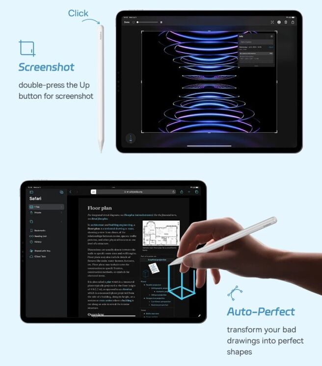 Стилус Baseus Smooth Writing 3 Series (P80080803211-00) - White: фото 22 из 27