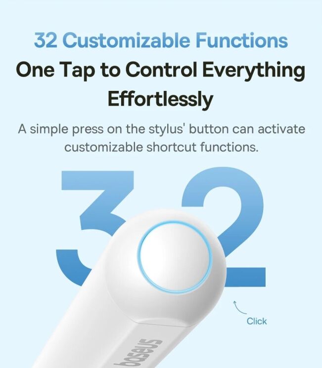 Стилус Baseus Smooth Writing 3 Series (P80080803211-00) - White: фото 18 из 27