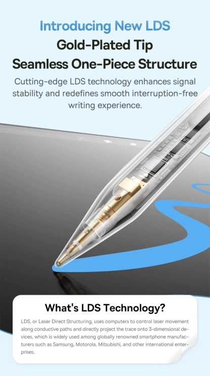 Стилус Baseus Smooth Writing 3 Series (P80080803211-00) - White: фото 8 из 27