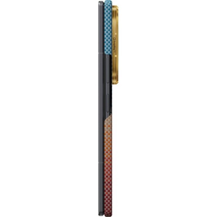 Ультратонкий чехол Pitaka Edge Case California Dream (FF) для Samsung Galaxy Fold 8 Ultra (FSFOLD8) - Cyan / Orange (424090CO) Ультратонкий чехол Pitaka Edge Case California Dream (FF) для Samsung Galaxy Fold 8 Ultra (FSFOLD8) - Cyan / Orange: фото 7 из 16