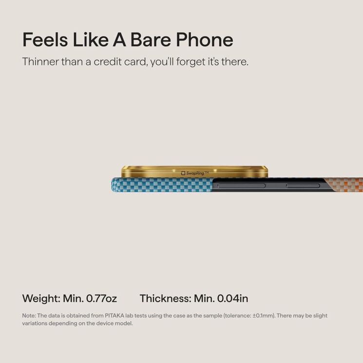 Ультратонкий чехол Pitaka Edge Case California Dream (FF) для Samsung Galaxy Fold 8 Ultra (FSFOLD8) - Cyan / Orange (424090CO) Ультратонкий чехол Pitaka Edge Case California Dream (FF) для Samsung Galaxy Fold 8 Ultra (FSFOLD8) - Cyan / Orange: фото 11 из 16