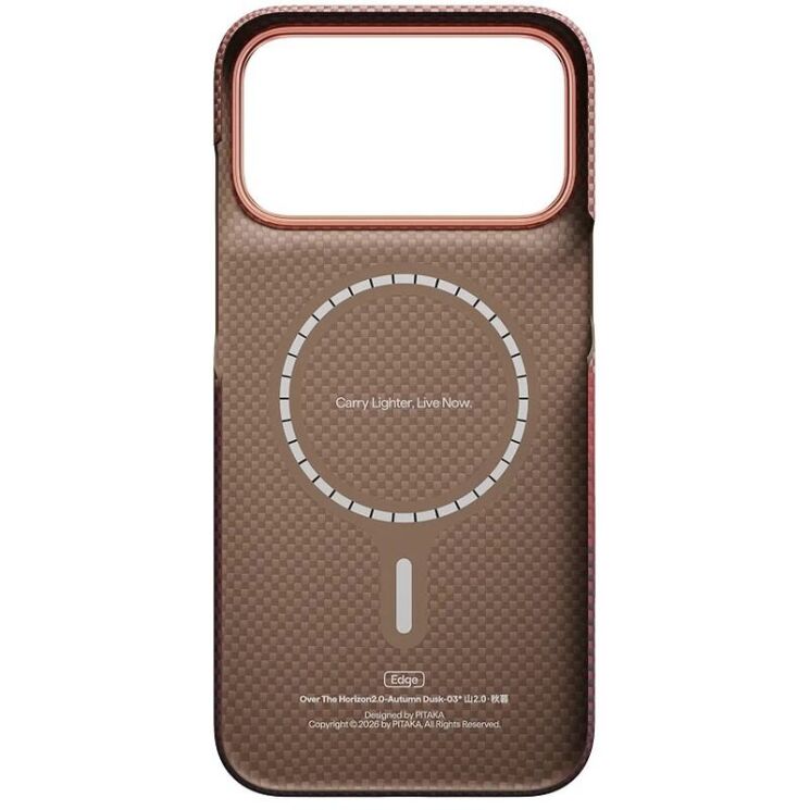 Ультратонкий чохол Pitaka Edge Case для iPhone 18 Pro Max (KI1810PM) - Autumn Dusk: фото 3 з 13