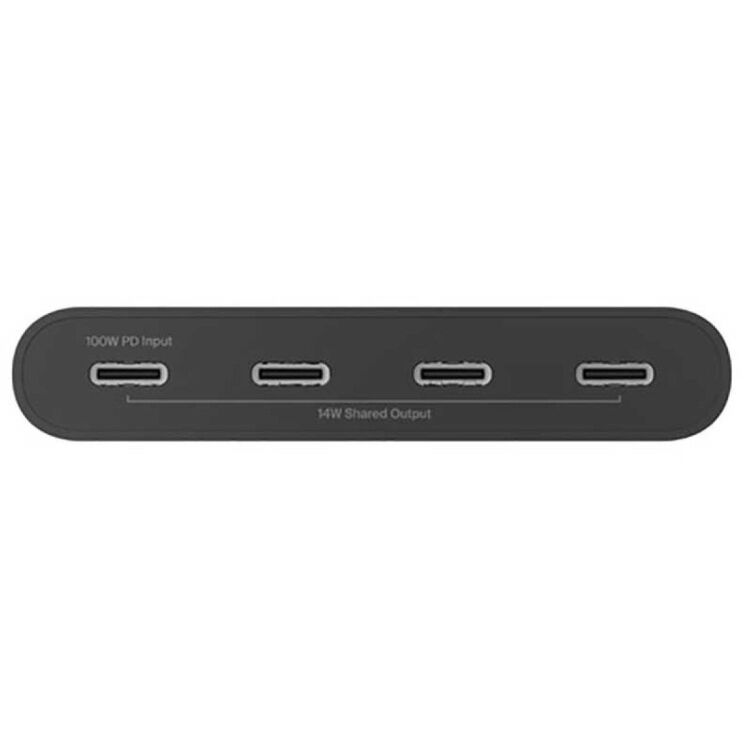 USB HUB Belkin Connect Type-C to 4Type-C (AVC018btBK) - Black: фото 4 из 10