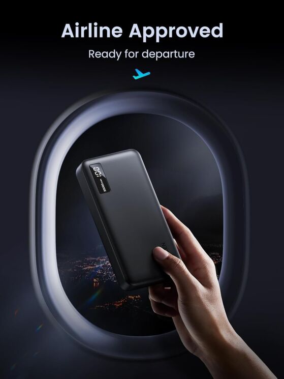 Зовнішній акумулятор UGREEN PB312 22.5W + PD20W (20000mAh) 25683 - Silver: фото 13 з 14