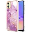 Захисний чохол Deexe Marble Case для Samsung Galaxy A06 (A065) - Light Purple (365155LV)