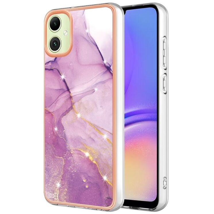 Захисний чохол Deexe Marble Case для Samsung Galaxy A06 (A065) - Light Purple: фото 1 из 6