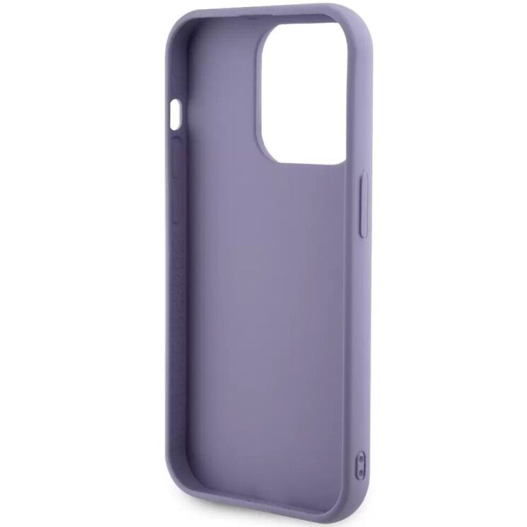 Защитный чехол Guess Sequin Script Metal для Apple iPhone 14 Pro - Purple: фото 7 из 8