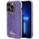 Защитный чехол Guess Sequin Script Metal для Apple iPhone 14 Pro - Purple (306664V). Фото 1 из 8