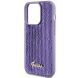 Защитный чехол Guess Sequin Script Metal для Apple iPhone 14 Pro - Purple (306664V). Фото 6 из 8