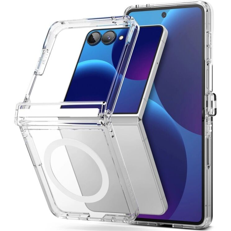 Защитный чехол Ringke Fusion Flap Magnetic для Samsung Galaxy Flip 8 (8800328819405) - Clear: фото 1 из 23