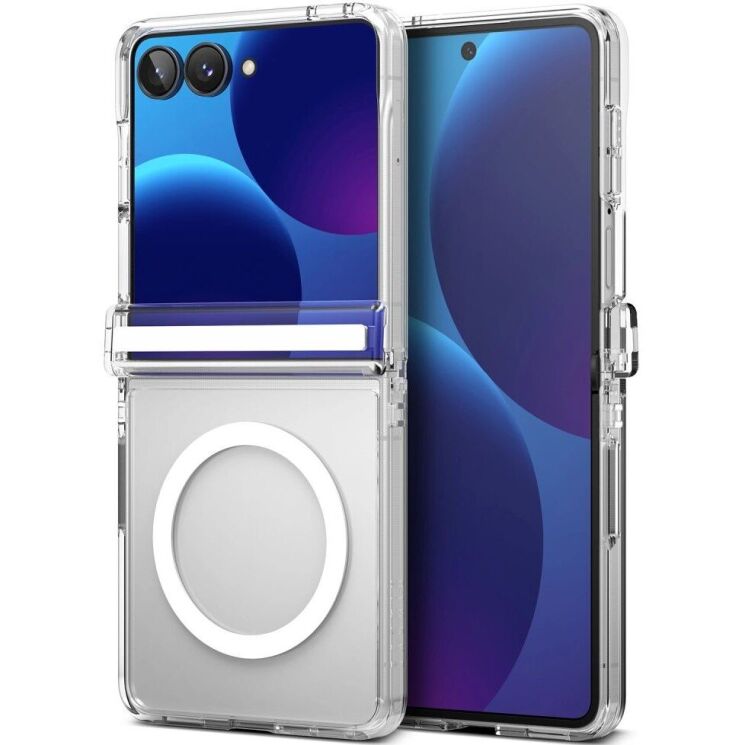 Защитный чехол Ringke Fusion Flap Magnetic для Samsung Galaxy Flip 8 (8800328819405) - Clear: фото 3 из 23