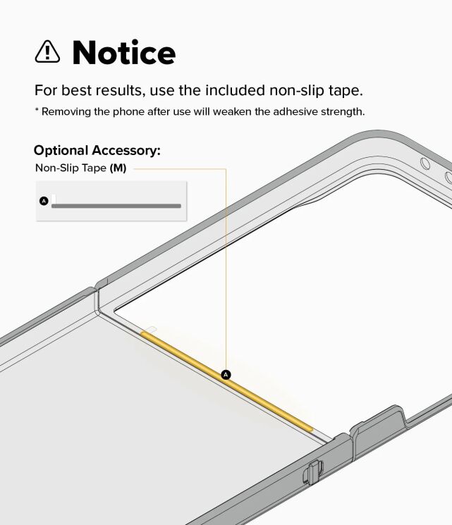 Защитный чехол Ringke Fusion Flap Magnetic для Samsung Galaxy Flip 8 (8800328819405) - Clear: фото 20 из 23