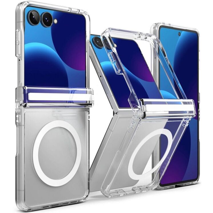 Защитный чехол Ringke Fusion Flap Magnetic для Samsung Galaxy Flip 8 (8800328819405) - Clear: фото 4 из 23