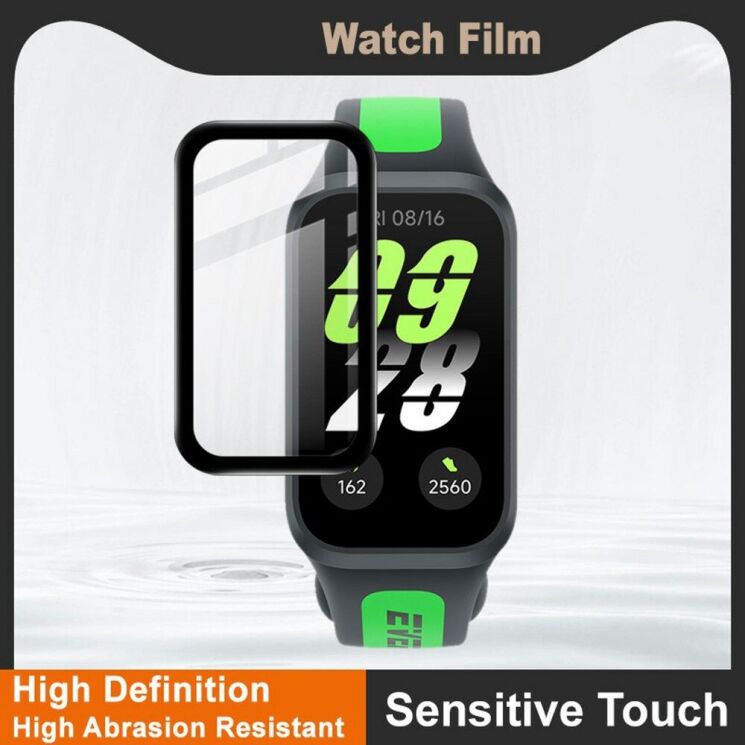 Защитная пленка IMAK Watch Film для Xiaomi Mi Smart Band 9 Active / Redmi Watch 3 - Black: фото 3 из 8
