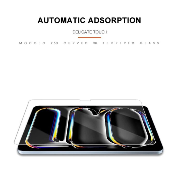 Захисне скло MOCOLO Clear Glass для Apple iPad Pro 11 (2024): фото 6 из 7