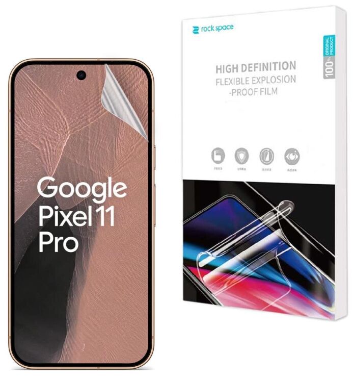 Защитная пленка на экран RockSpace Explosion-Proof SuperClear для Google Pixel 11 Pro: фото 1 из 10