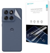 Защитная пленка на заднюю панель RockSpace Explosion-Proof SuperClear для Motorola Edge 60 Fusion: фото 1 из 9