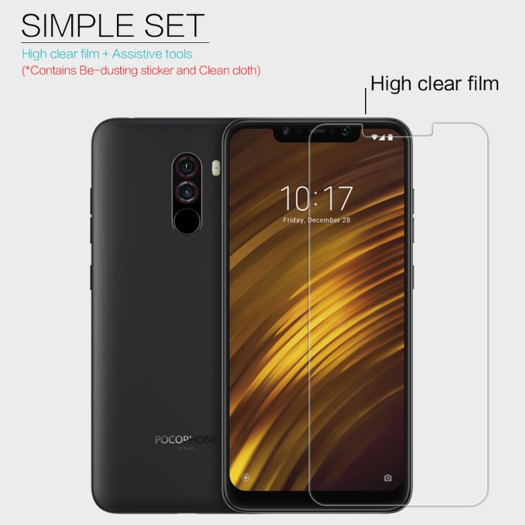 Захисна плівка NILLKIN Crystal для Xiaomi Pocophone F1 - Crystal: фото 5 з 5
