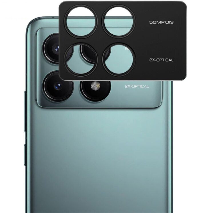 Защитная рамка IMAK Camera Styling для Xiaomi Poco F6 Pro - Black: фото 3 из 11