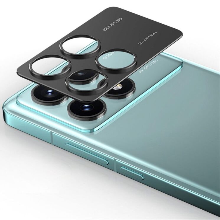 Защитная рамка IMAK Camera Styling для Xiaomi Poco F6 Pro - Black: фото 2 из 11