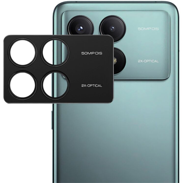 Защитная рамка IMAK Camera Styling для Xiaomi Poco F6 Pro - Black: фото 1 из 11