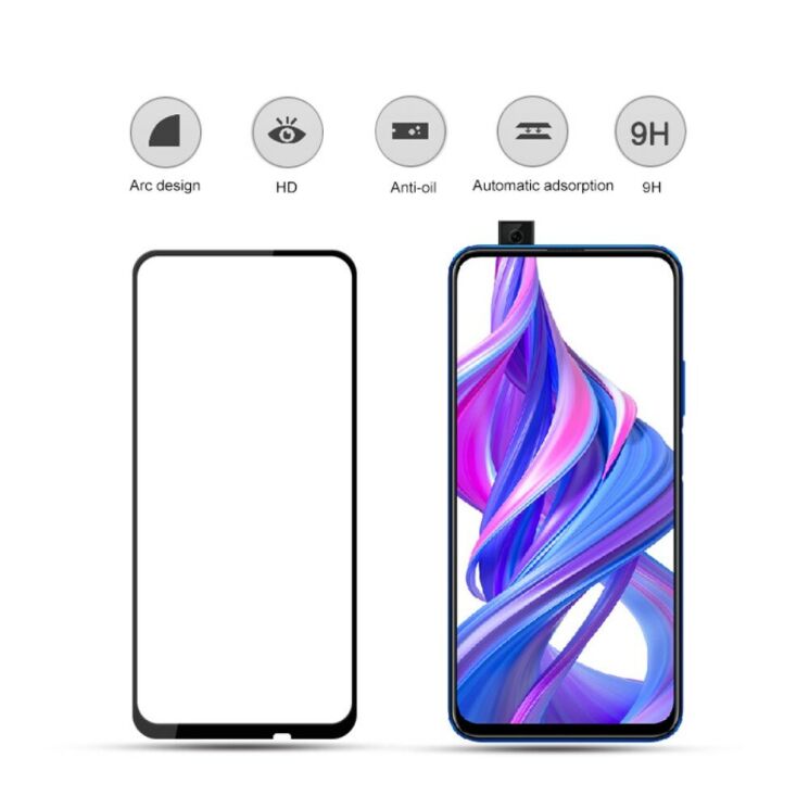 Захисне скло AMORUS Full Glue Tempered Glass для Huawei Honor 9X - Black: фото 4 з 7