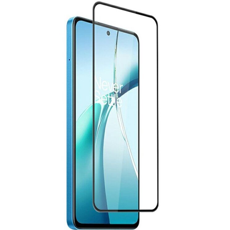 Захисне скло AMORUS Full Glue Tempered Glass для OnePlus Nord CE 4 Lite - Black: фото 2 з 7