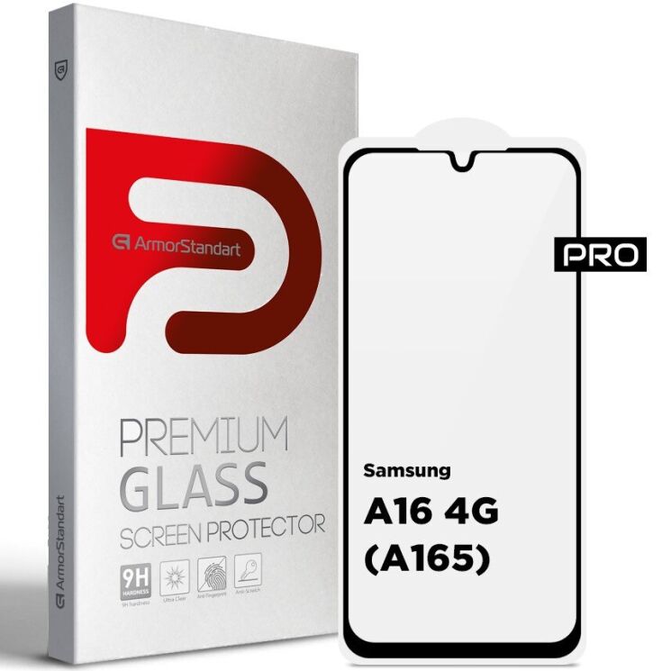Защитное стекло ArmorStandart Pro 5D для Samsung Galaxy A16 (A165) - Black: фото 1 из 6