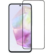Защитное стекло Deexe Full Glue Coverage для Samsung Galaxy A36 (A366) / A56 (A566) - Black: фото 1 из 5