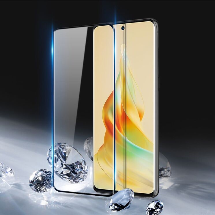 Защитное стекло DUX DUCIS Full Glue для OPPO Reno8 T - Black: фото 3 из 7