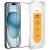 Защитное стекло ENKAY Easy Install Full Glue для Apple iPhone 15 / iPhone 16 - Black: фото 1 из 8