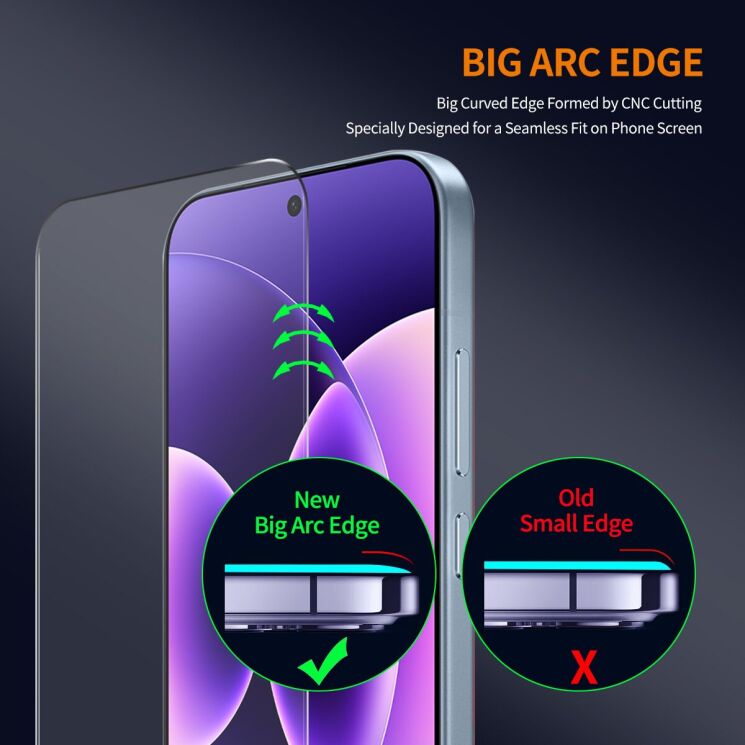 Защитное стекло HAT PRINCE 0.26mm для Xiaomi 17 / 17 Pro (390715) Защитное стекло HAT PRINCE 0.26mm для Xiaomi 17 / 17 Pro: фото 5 из 7