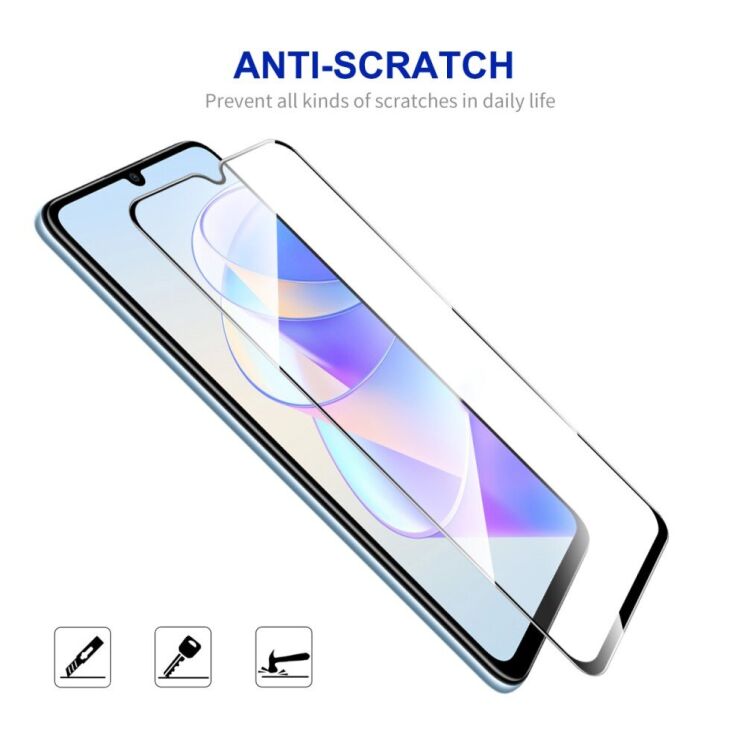 Защитное стекло HAT PRINCE Full Glue Cover для Honor X7a - Black: фото 4 из 10