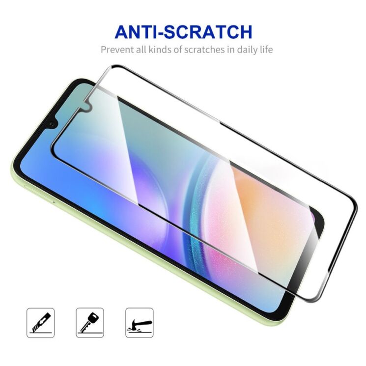 Защитное стекло HAT PRINCE Full Glue Cover для Samsung Galaxy A05s (A057) - Black: фото 4 из 10